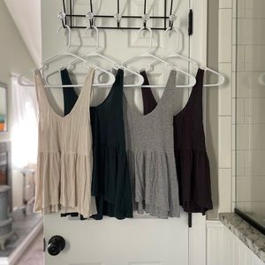 American Eagle Babydoll Tanks